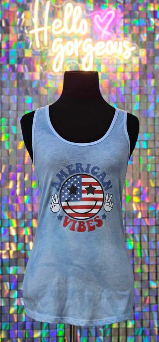 American Vibes Smiley Tank