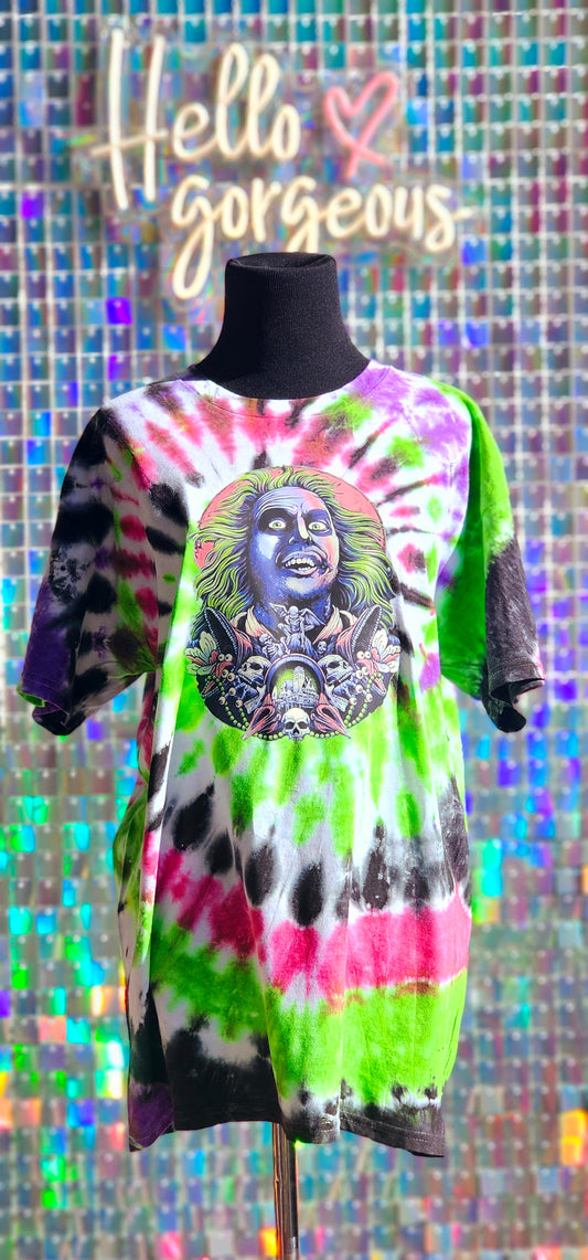 Beetlejuice Tie-DIE Tee 💚